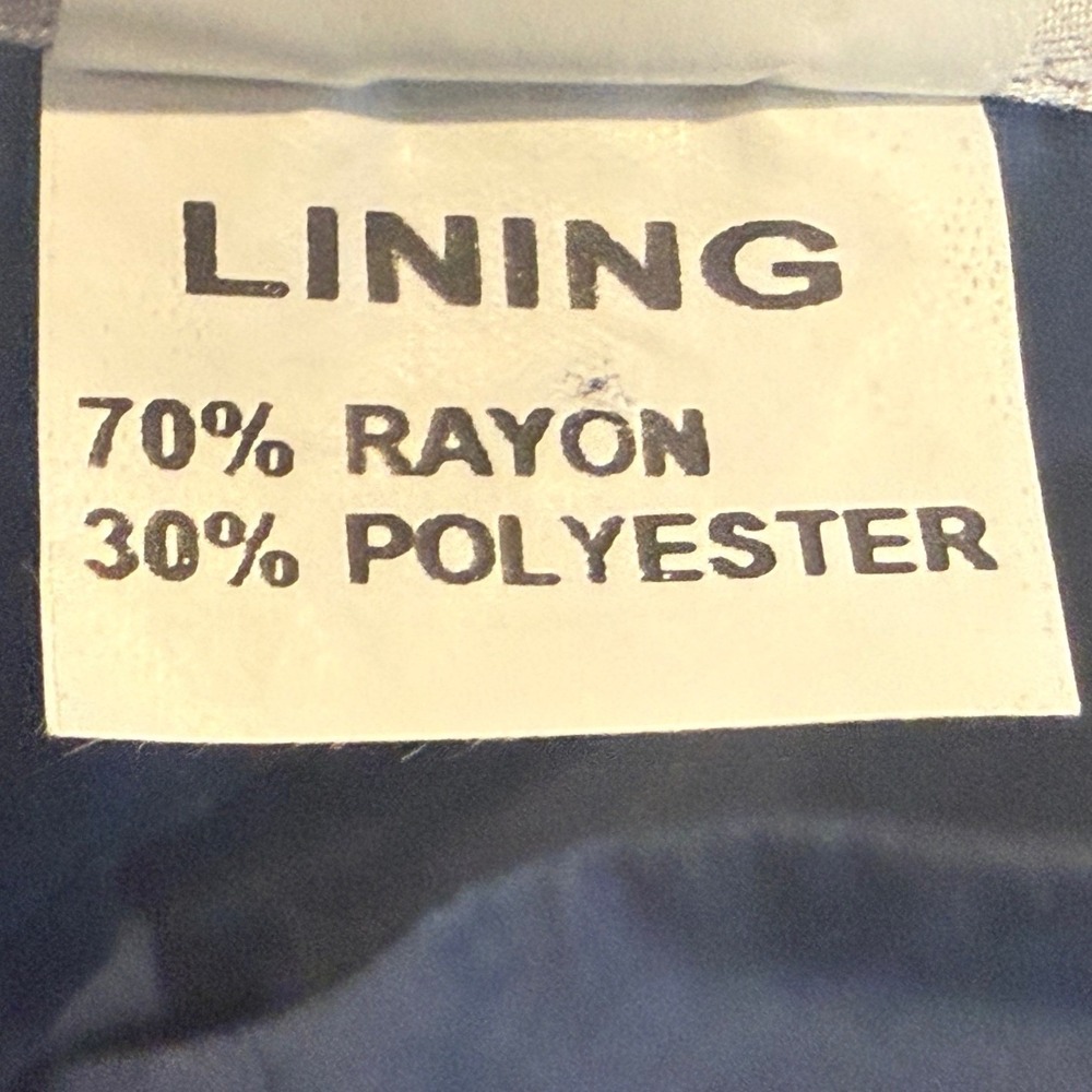Barneys New York Blue Cotton Origami Pleated Skirt Size 8 Made in Italy Office - Picture 10 of 10